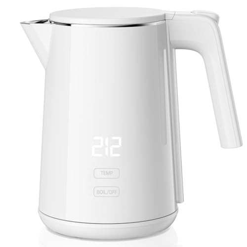 SSYFEI ELECTRIC KETTLE 1.0L 1200W FAST HEAT AUTO SHUT-OFF BOIL-DRY PROOF WHITE