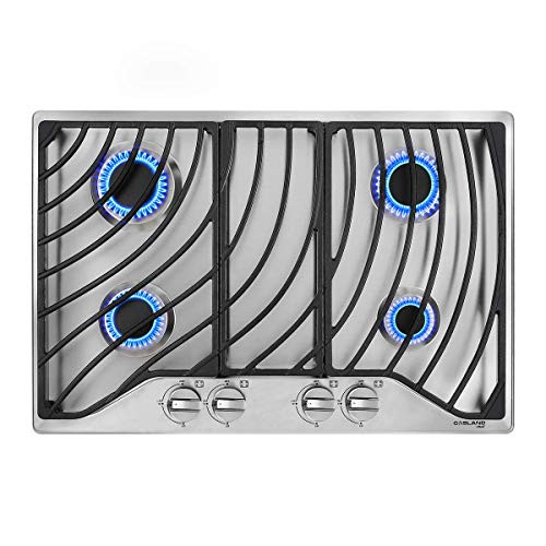 GASLAND 30" Cooktop Chef GH77SF 5 Italy Sabaf Burners Built Hob - B07PW5MRKX New