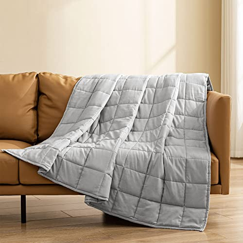 joybest Weighted Blanket 25 Lbs 80x87 Inches Oeko-Tex Certified Cotton Heavy New