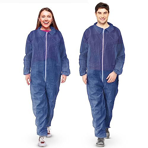 AMZ Medical Supply Disposable Coveralls for Men/Women Large Pack 5 B085RKSFG6 New