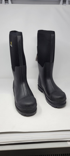 DRYCODE RUBBER BOOTS MEN WATERPROOF DURABLE 6MM NEOPRENE BOOTS SIZE: 10 - BLACK