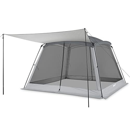 ATTONER Screen House Room 12'x12' Screened Mesh Canopy Tent 8-10 Person