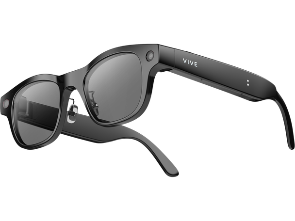VIVE Eagle™ AI Glasses – Square (Wayfarer), Black, Sunglass Lens