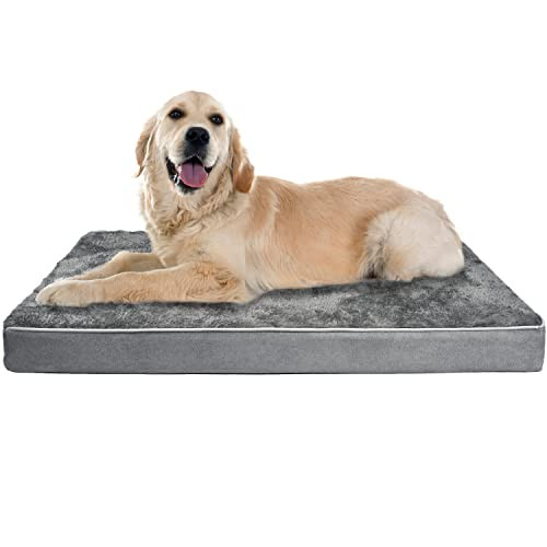 Large Orthopedic Dog Bed,Removable Waterproof Cover B09QC3JXVJ - Grey New