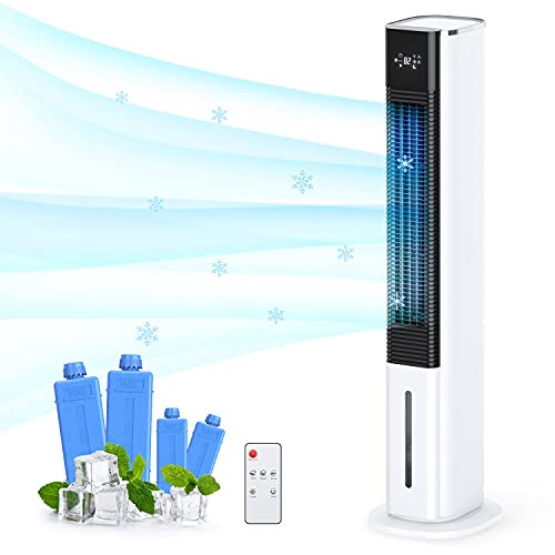Choice Plus Evaporative Air Cooler Swamp Bladeless Tower Fan Cooling Humidifier New