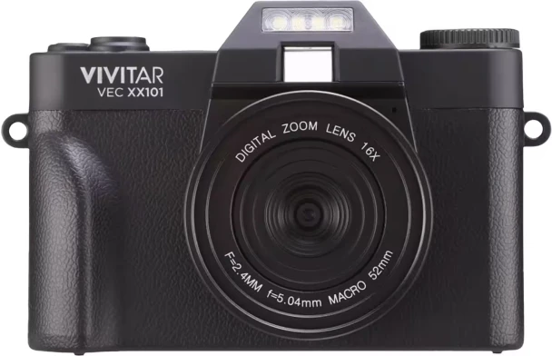 VIVITAR - VECXX101 4K DIGITAL CAMERA - BLACK