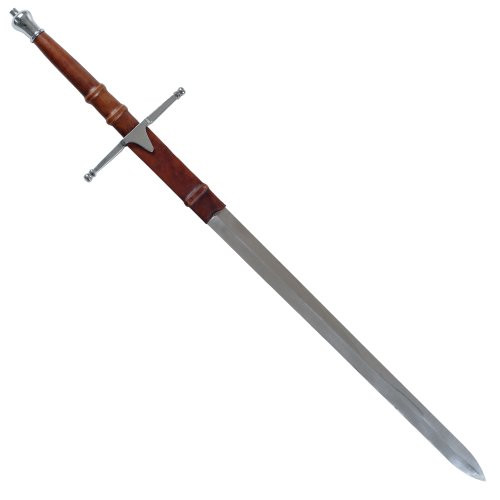 Whetstone Medieval Sword - William Wallace Double-Edged Blade Sword
