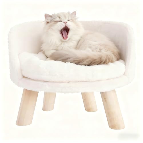 BingoPaw Elevated Pet Bed Nordic Cat Stool Cozy Pad Waterproof B08LP8HV28 New