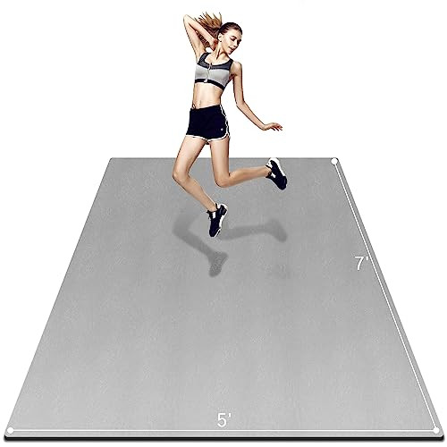 Large Exercise Mat Workout Yoga - Mats for Home Gym Flooring Protector New