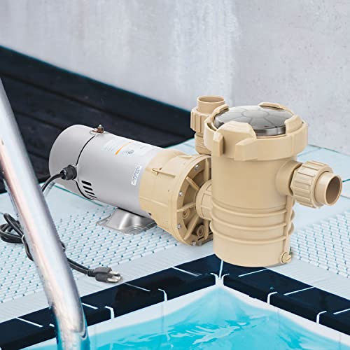 CIPU 1.5 HP In/Above Ground Dual Speed Pool Pump 115V 5196GPH - GREY New