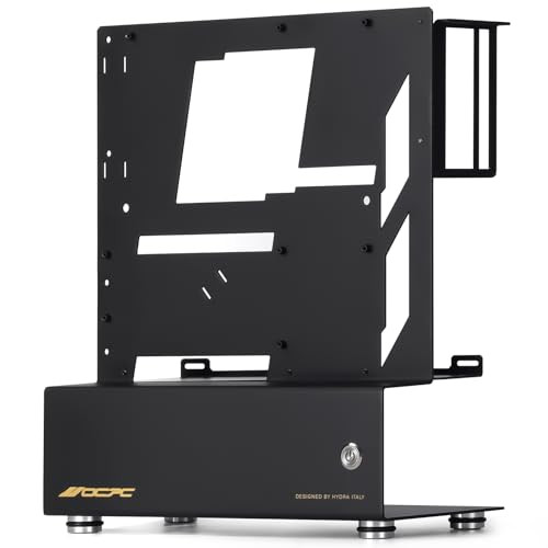 OCPC Micro ATX Freestyle Open Air PC Case ATX Power Supply - Black New