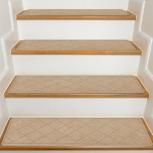 Stair Treads for Wooden Steps Indoor KOOTETA 15 Pack 9" X 36" Non Slip