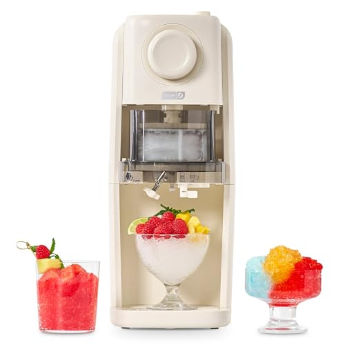 DASH PRO SHAVED ICE MACHINE ADJUSTABLE BLADE DSIM30001 - CREAM