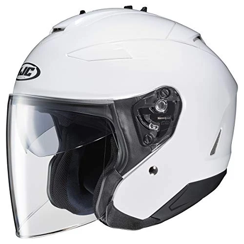 HJC IS-33 II Open-Face Motorcycle Helmet (White, XX-Large) New
