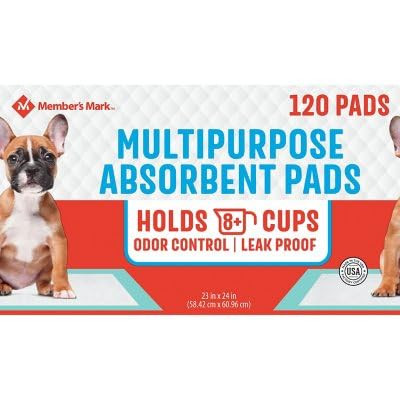 Multipurpose Absorbent Training Pads, 23" x 24" (120 ct.) B0CMVWZ1QT-NEW New