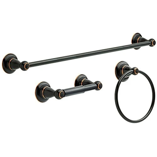 Delta Porter 3 -Piece Bath Hardware Set 78463-ORB - Oil Rubbed Bronze New