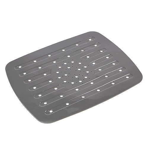 Home Basics Plastic Sink Mat, Grey New