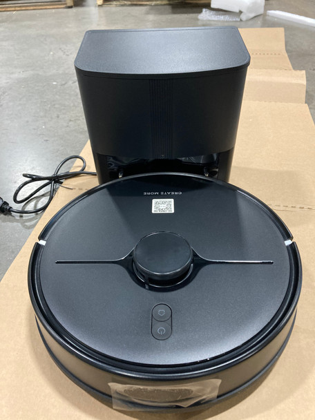 GENERIC A6 PRO CREATE MORE ROBOT VACUUM AND MOP WITH SELF EMPTYING - BLACK