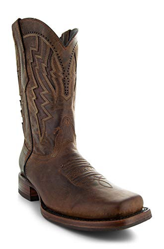 Soto Boots Square Toe Cowboy Boots H50027 Size: 12 Width: E - Brown New
