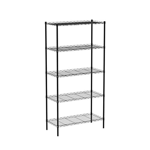 EFINE 5-Shelf Shelving Unit with Shelf Liners Set of 5 Adjustable B08RWNK1XH New