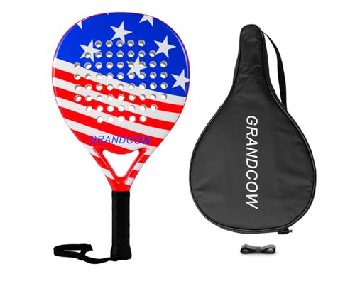 Padel Racket Palas de Padel raqueta Lightweight US Flag New