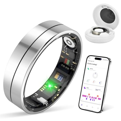 KppeX-X1 Smart Health Ring Kit-Nighttime Sleep Monitoring - Steel