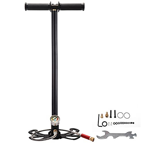 VEPURLT High Pressure Hand Pump 3-Stage, Pcp Air Pump 4500Psi B09CZ896N3