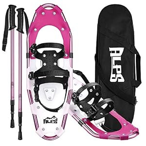ALPS 21" Light Weight Snowshoes Women Girls Trekking Poles Carry Tote NEW New