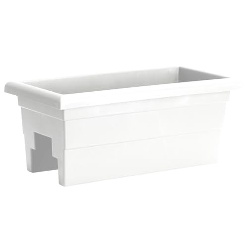 Root & Vessel Countryside Rail Planter White 24" B07XSTMSGJ - NEW New