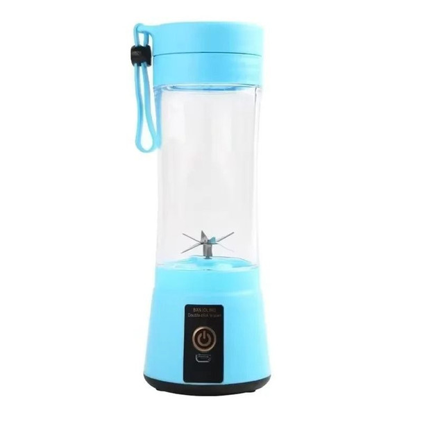 JUICEUP PORTABLE ELECTRIC JUICER,SMOOTHIE BLENDER 380ML USB RECHARGEABLE - BLUE