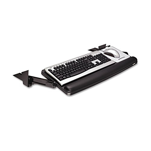 3M Under-Desk Keyboard Drawer Height And Tilt Adjustable KD90 - Grey/Black New