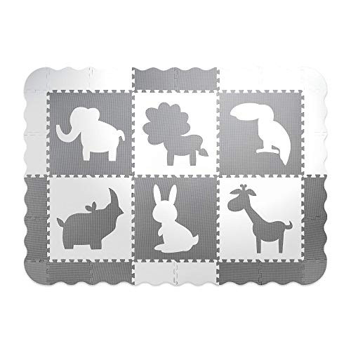 Wee Giggles X-Large Non-Toxic Baby Play Mat | Neutral Nursery | Grey New