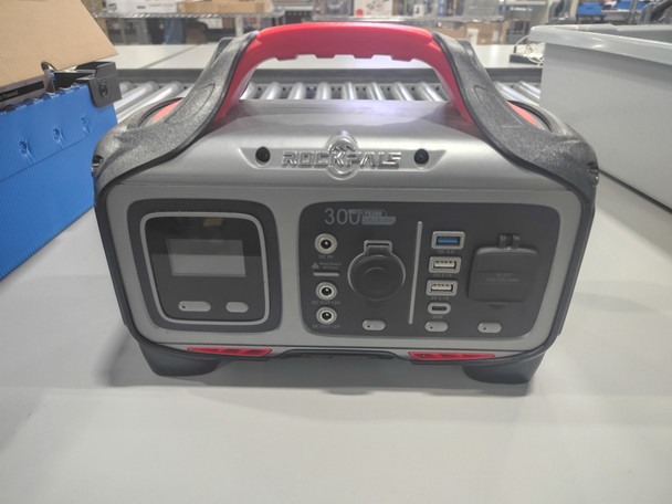 ROCKPALS PORTABLE POWER STATION 300W 2808WH SOLAR GENERATOR - GRAY/RED