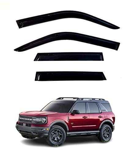 BGGTYRSD Window Visors Rain Guards Deflectors Fits Ford Bronco Sport 2021-2023 New