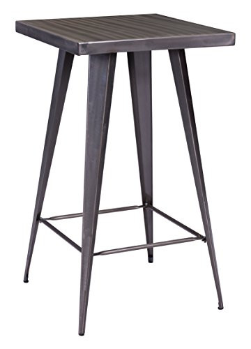 Zuo Olympia Bar Table, Gunmetal New