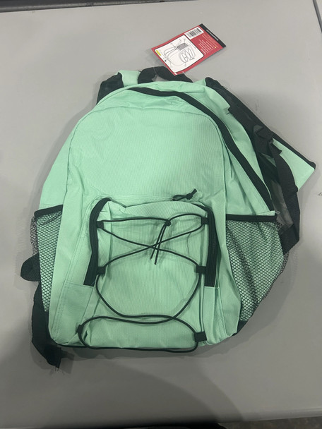 MODA WEST 17" BACKPACK - MINT GREEN/BLACK New
