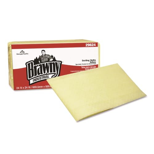 Georgia-Pacific Brawny Quarter-Fold Disposable Dusting Cloth Case of 4 Packs New