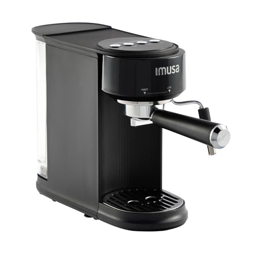 IMUSA 1 OR 2 CUP ELECTRIC SLIMBREW ESPRESSO CAPPUCCINO COFFEE MAKER - BLACK New