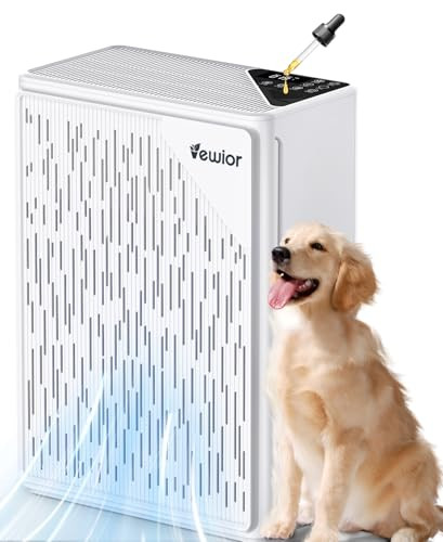 VEWIOR AIR PURIFIER FOR HOME LARGE ROOM BEDROOM H13 TRUE HEPA UP TO 2535FT²