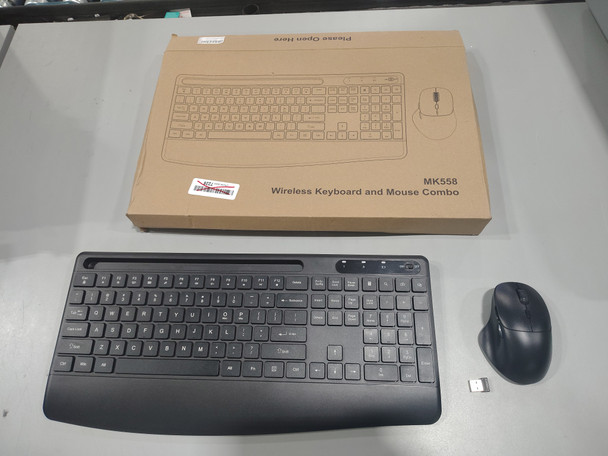 GENERIC WIRELESS KEYBOARD AND MOUSE COMBO DY558 WITH WIRELESS DONGLE  - BLACK