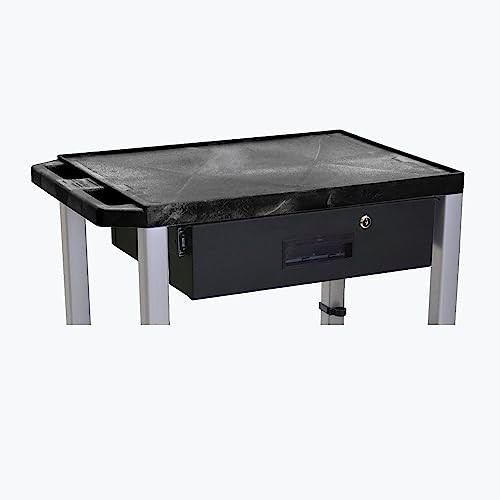 H Wilson Drawer for 18 x24 Presentation Cart - Black New