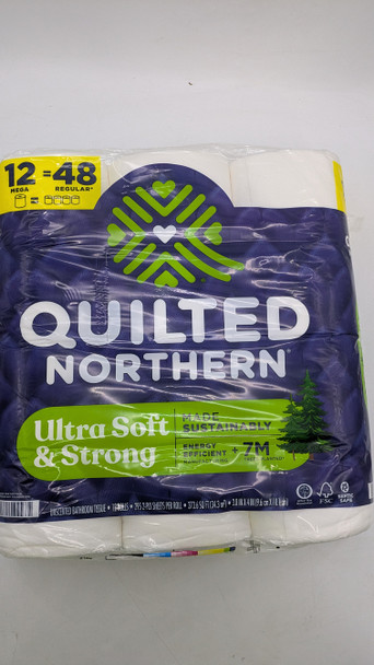 Quilted Northern Toilet Paper, Count: 4 packs x 12 each, Total:48, Size: Mega New
