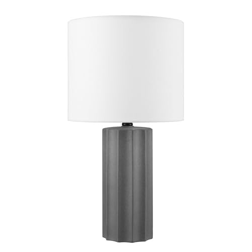 Globe Electric 91002772 Doris 20" Tall Buffet Table Lamp - Dark Gray New