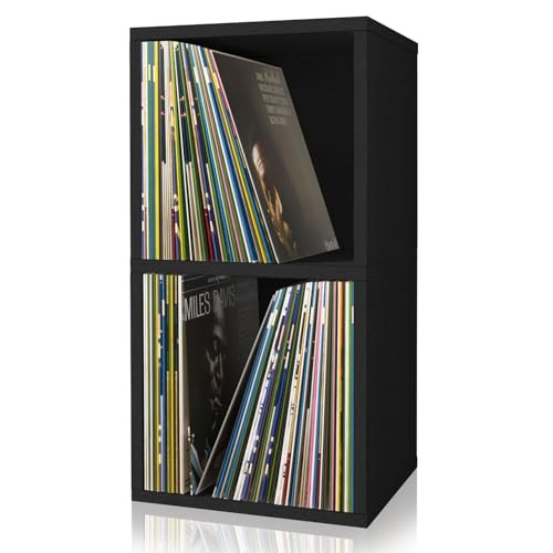 Way Basics Book Shelf 2 Tier Vinyl Record Storage Tool-free Assembly B0843DHPXZ New
