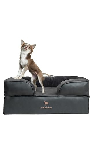 NOAH & PAW Dog Bed, Orthopedic Memory Cooling Foam (2X Base) 28x23x11in New