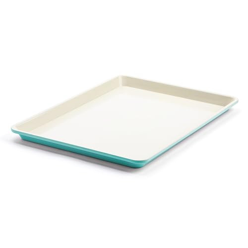 GreenLife 18” x 13” Ceramic Nonstick Half Cookie Sheet, Turquoise New