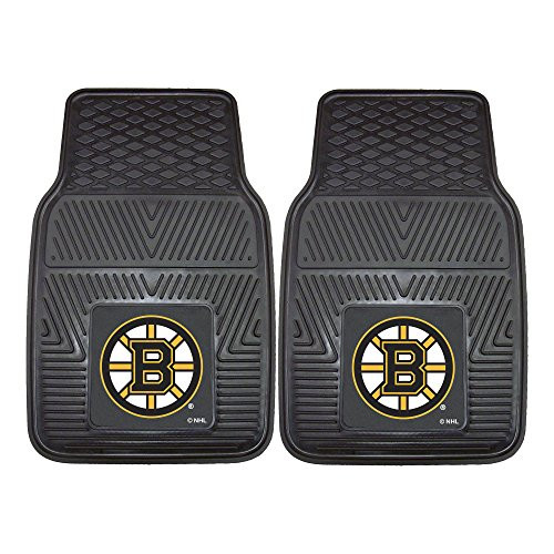 Fanmats NHL - Boston Bruins 2-pc Vinyl Car Mat Set/17"x27" New
