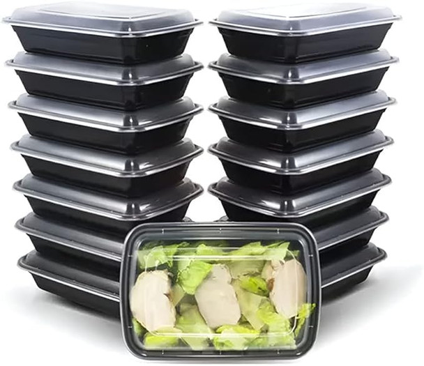 150 Set - 38oz Meal Prep Containers with Lids, Reusable, Leakproof New