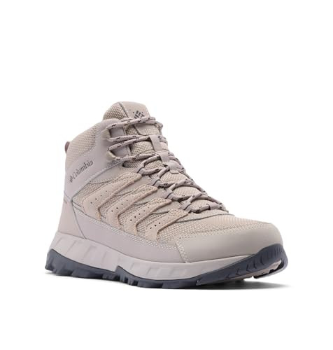 YM8651-096 Columbia Men's Strata Trail Mid Waterproof, Size 11, Soft Taupe New