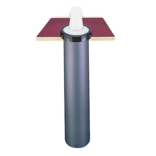 SAN JAMAR ONE SIZE FITS ALL EZ-FIT IN-COUNTER CUP DISPENSER C2410C - Black New